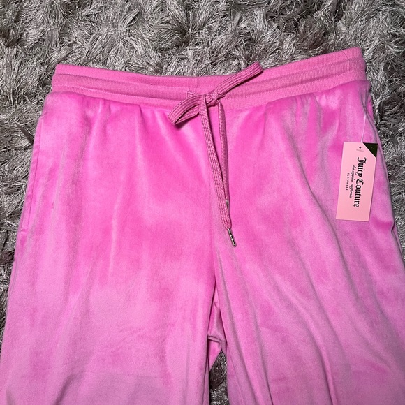 SOLD! Juicy Couture Pink Velour Sweatpants - Picture 3 of 5